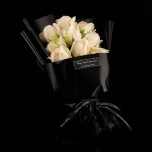 9 Heads Soap Flower Rose Bouquet Artificial Flower for Christmas Wedding Birthday Party Valentine's Day